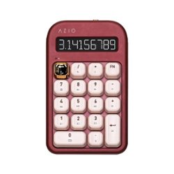AZIO - IZO Wireless Blue Clicky Switch Number Pad Keyboard - Baroque Rose - Front_Zoom