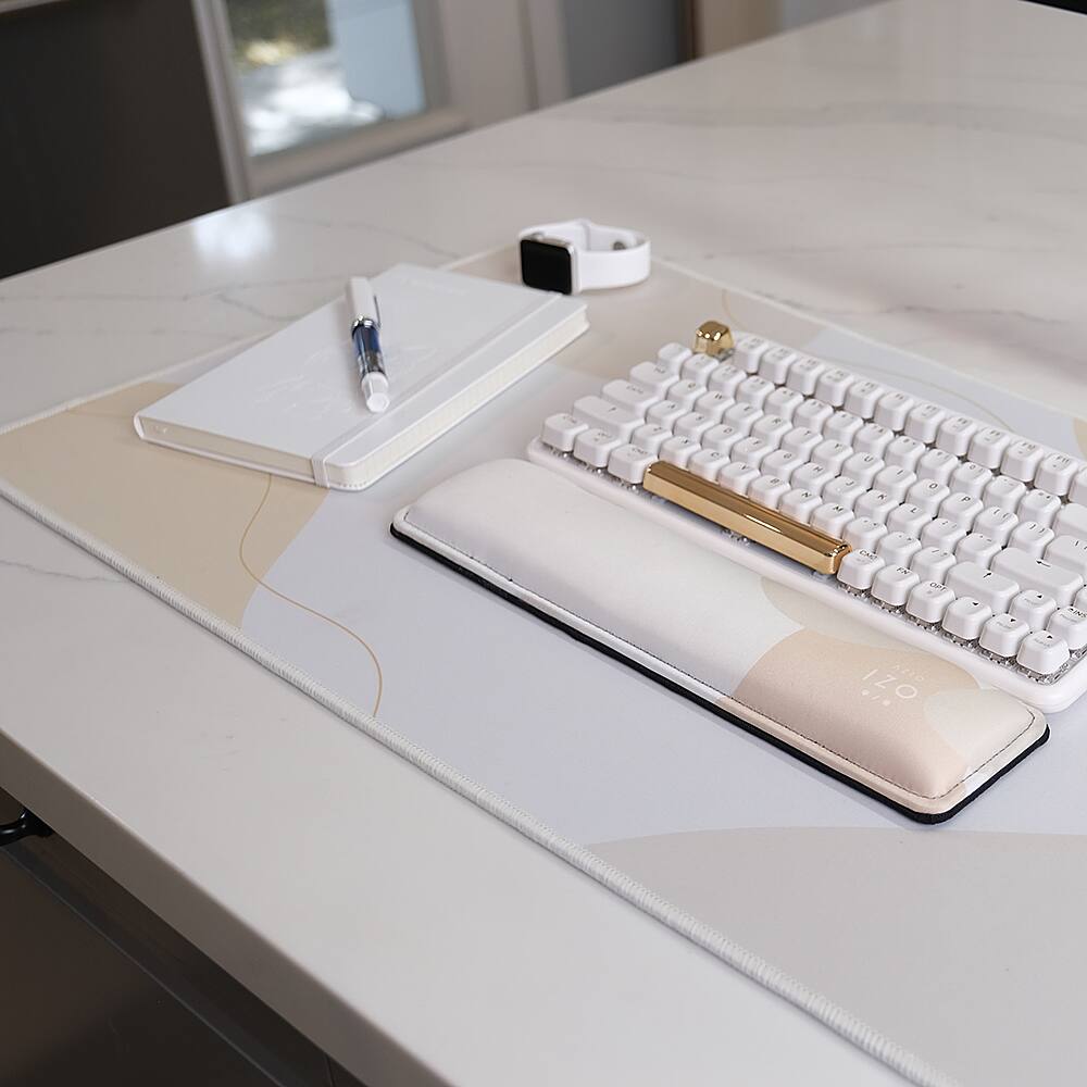 Alt View 12. AZIO - IZO Wireless Blue Clicky Switch Number Pad Keyboard - White Blossom.
