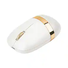Front. AZIO - IZO Lightweight Wireless Optical Compact Ambidextrous Mouse - White Blossom.