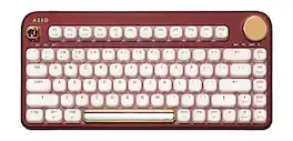 AZIO - IZO Wireless Mechanical Blue Clicky Switch Keyboard - Baroque Rose