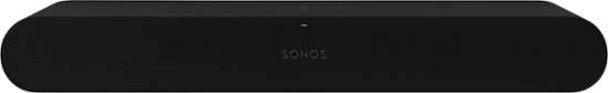 Front. Sonos - Ray Soundbar with Wi-Fi - Black.