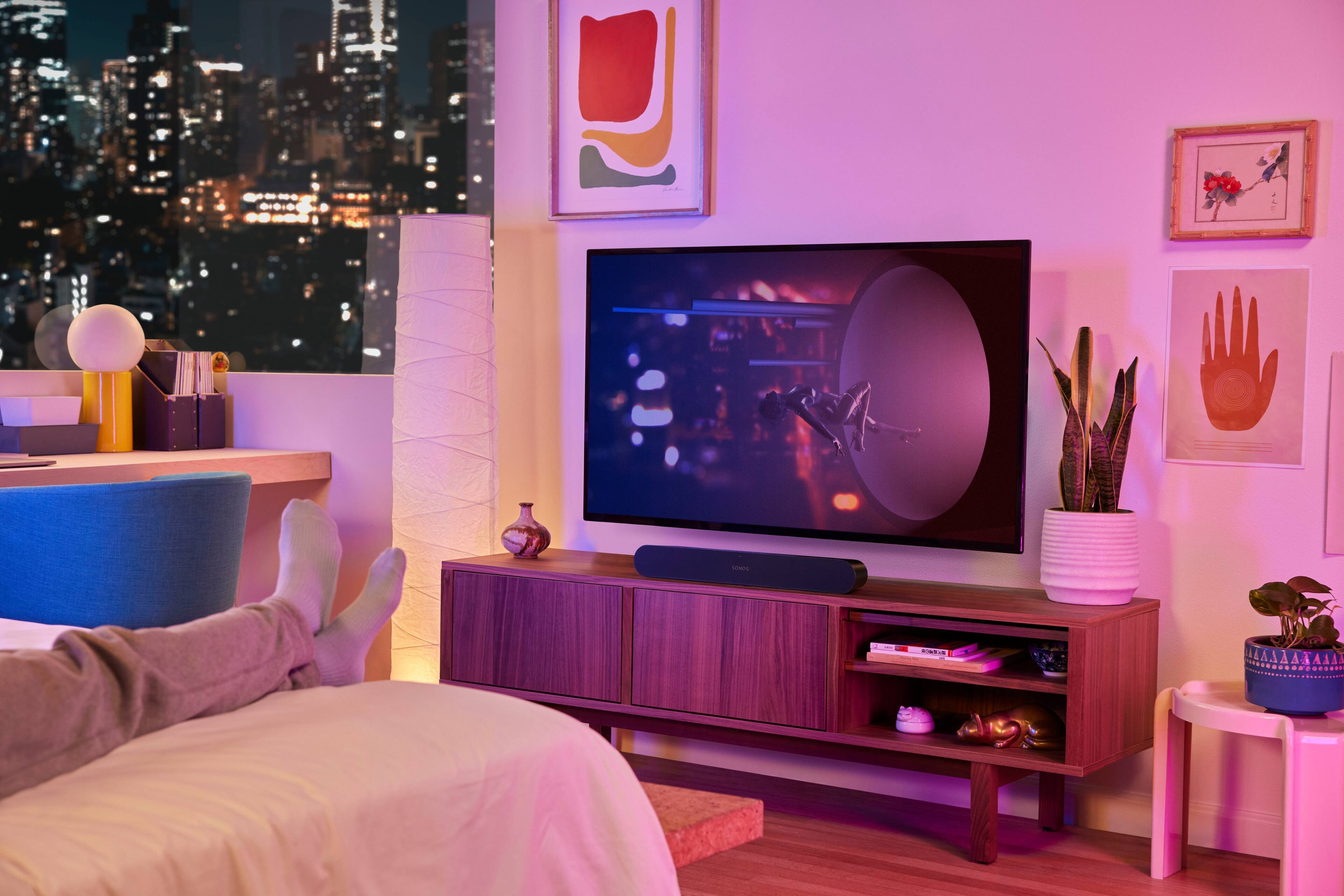 Alt View 13. Sonos - Ray Soundbar with Wi-Fi - Black.