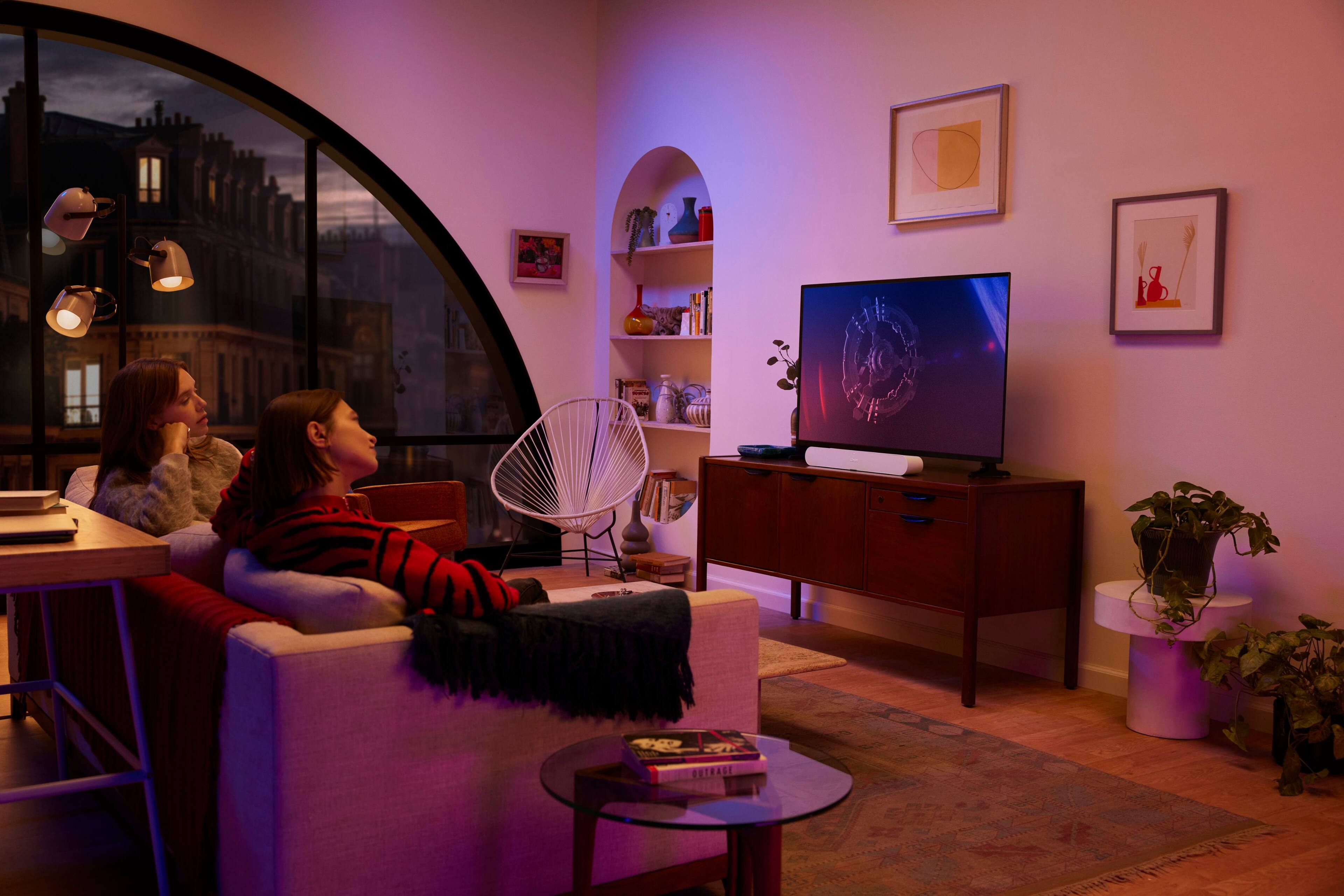 Alt View 18. Sonos - Ray Soundbar with Wi-Fi - White.