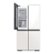 Alt View 18. Samsung - BESPOKE 23 cu. ft. 4-Door Flex Counter Depth Smart Refrigerator with Customizable Panel - White Glass.