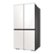 Alt View 19. Samsung - BESPOKE 23 cu. ft. 4-Door Flex Counter Depth Smart Refrigerator with Customizable Panel - White Glass.