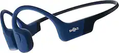Front. Shokz - OpenRun Bone Conduction Open-Ear Endurance Headphones - Blue.