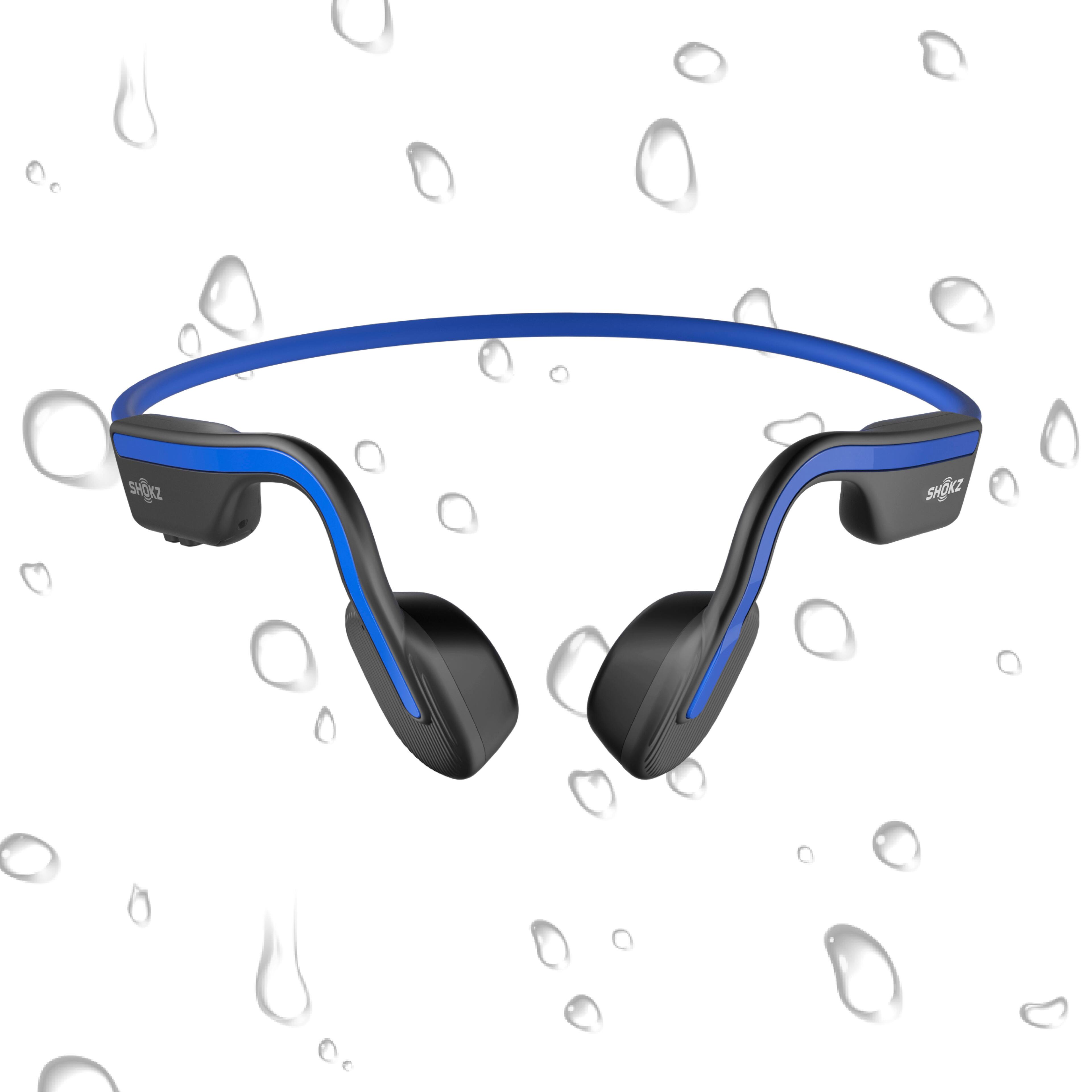Angle. Shokz - OpenMove Bone Conduction Open Ear Lifestyle/Sport Headphones - Blue.