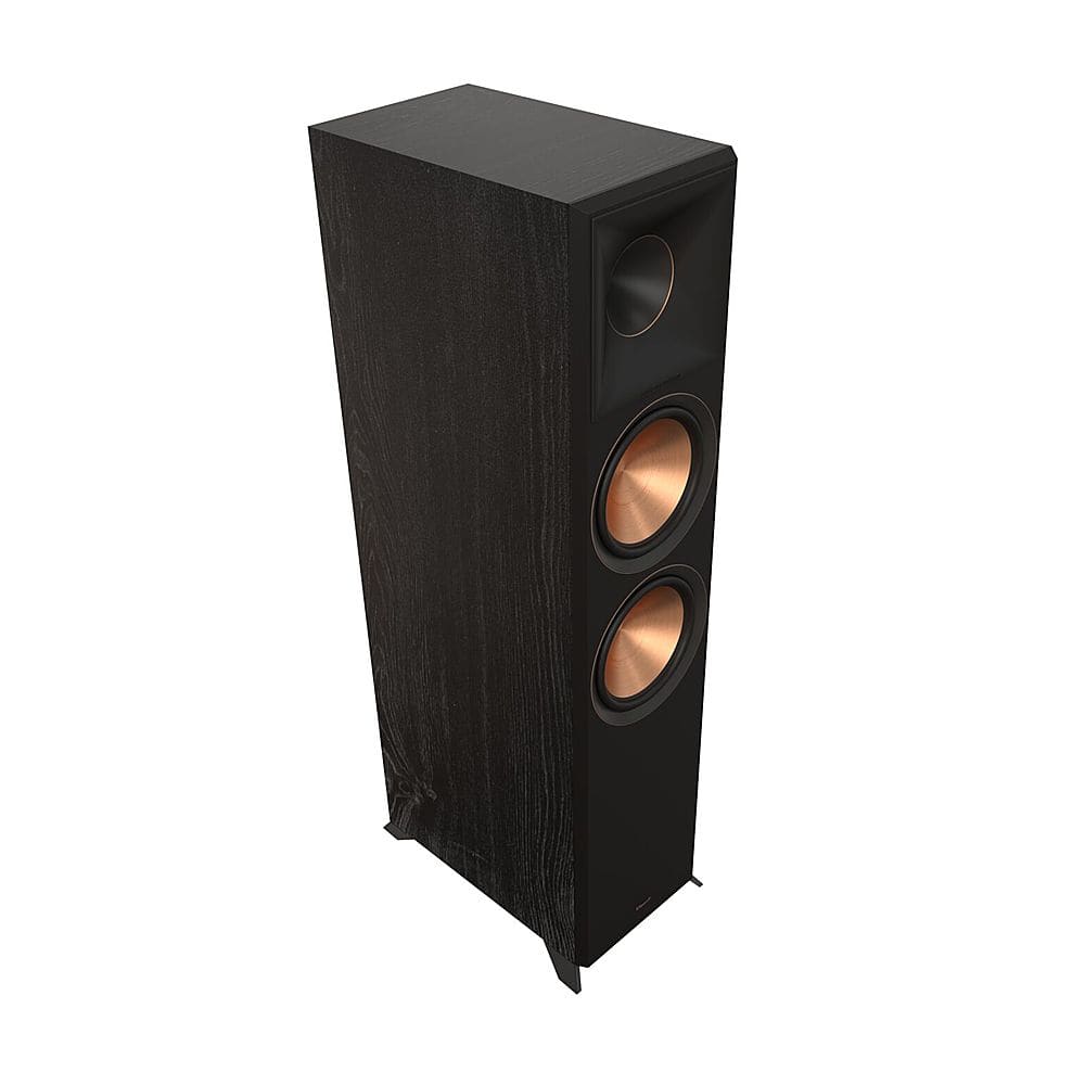 Angle View: Klipsch - Reference Premiere Dual 8" 600-Watt Passive 2-Way Floor Speaker (Each) - Ebony