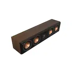 Front. Klipsch - Reference Premiere Series Quad 4" 500-Watt Passive 2-Way Center-Channel Speaker - Walnut.