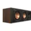 Alt View 11. Klipsch - Reference Premiere Series Quad 4" 500-Watt Passive 2-Way Center-Channel Speaker - Walnut.