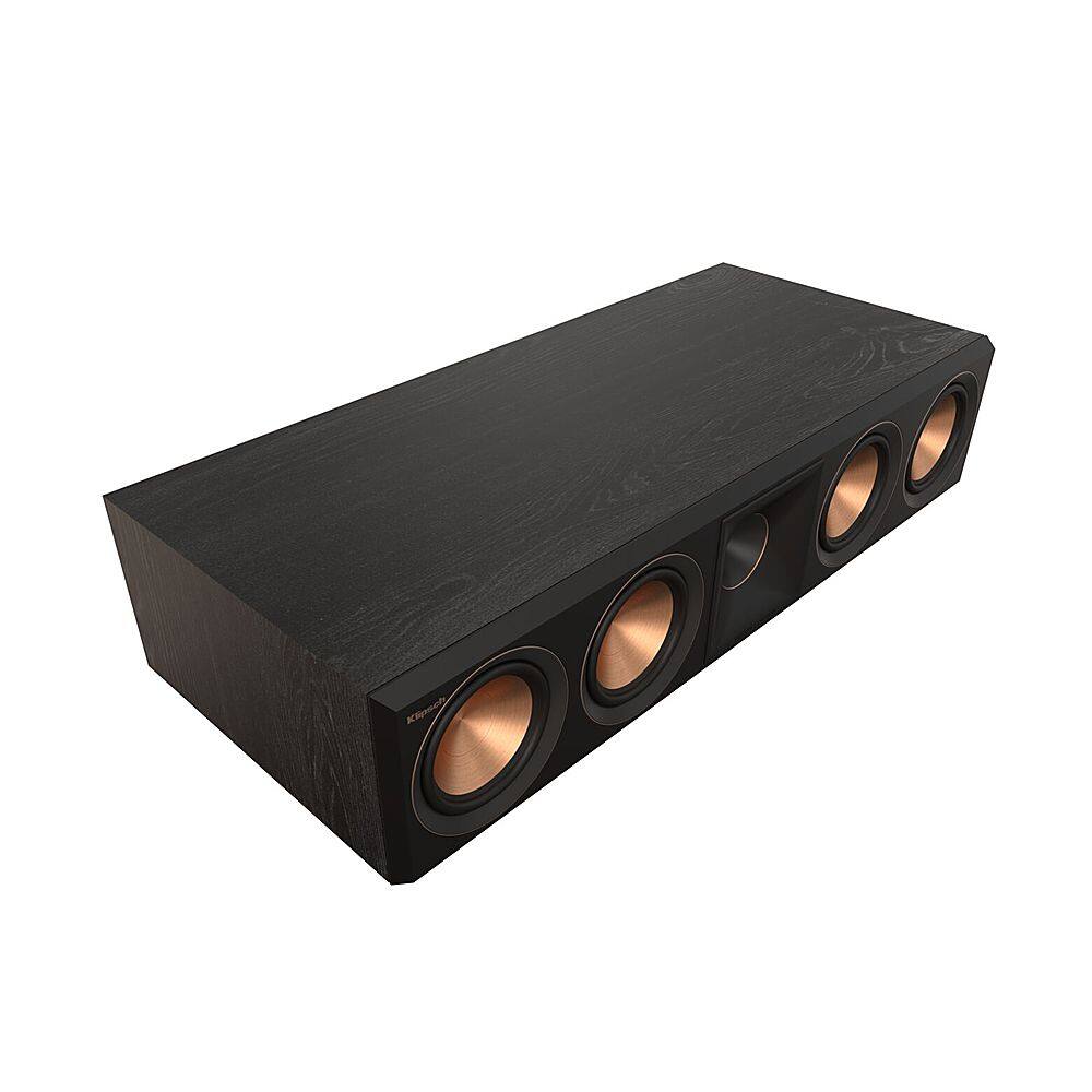 Angle. Klipsch - Reference Premiere Quad 5.25" 600-Watt Passive Center Channel (Each) - Ebony.