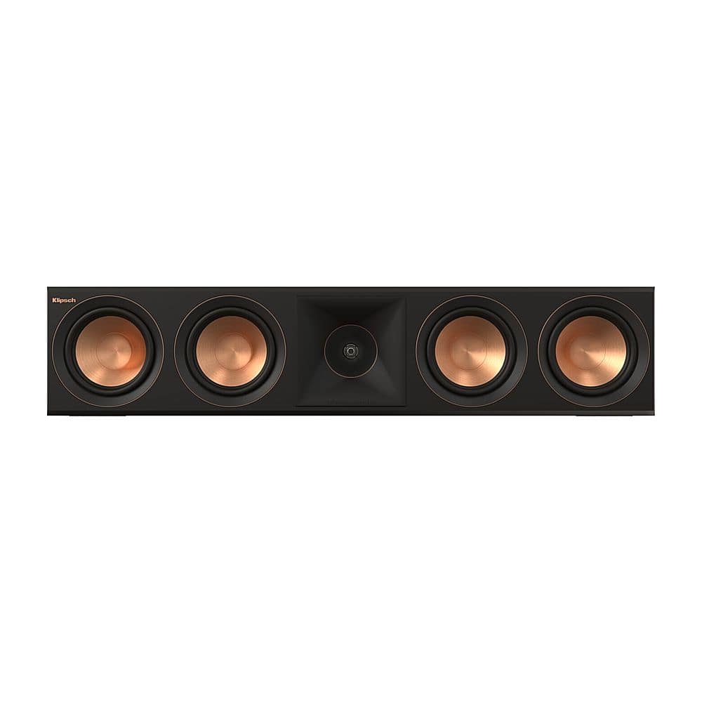 Klipsch - Reference Premiere Series Quad 5.25" 600-Watt Passive Center Channel (Each) - Ebony - Front_Zoom
