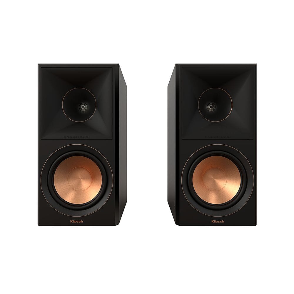Front. Klipsch - Reference Premiere Dual 6.5" 400-Watt Passive 2-Way Bookshelf Speaker (Pair) - Ebony.