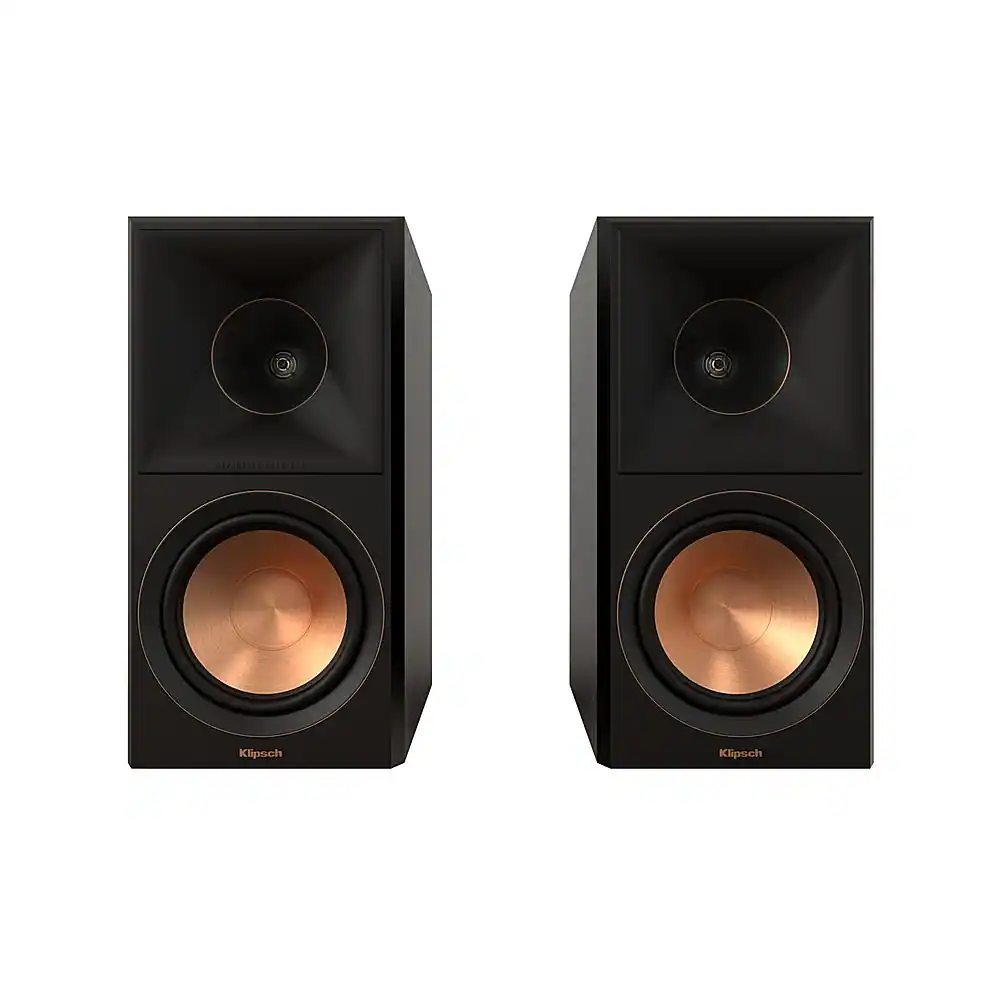Klipsch - Reference Premiere Dual 6.5" 400-Watt Passive 2-Way Bookshelf Speaker (Pair) - Ebony