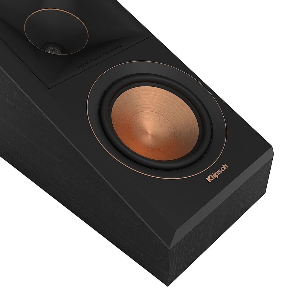Alt View 14. Klipsch - Reference Premiere Dual 5.25" 300-Watt Passive 2-Way Surround Sound Speaker (Pair) - Ebony.