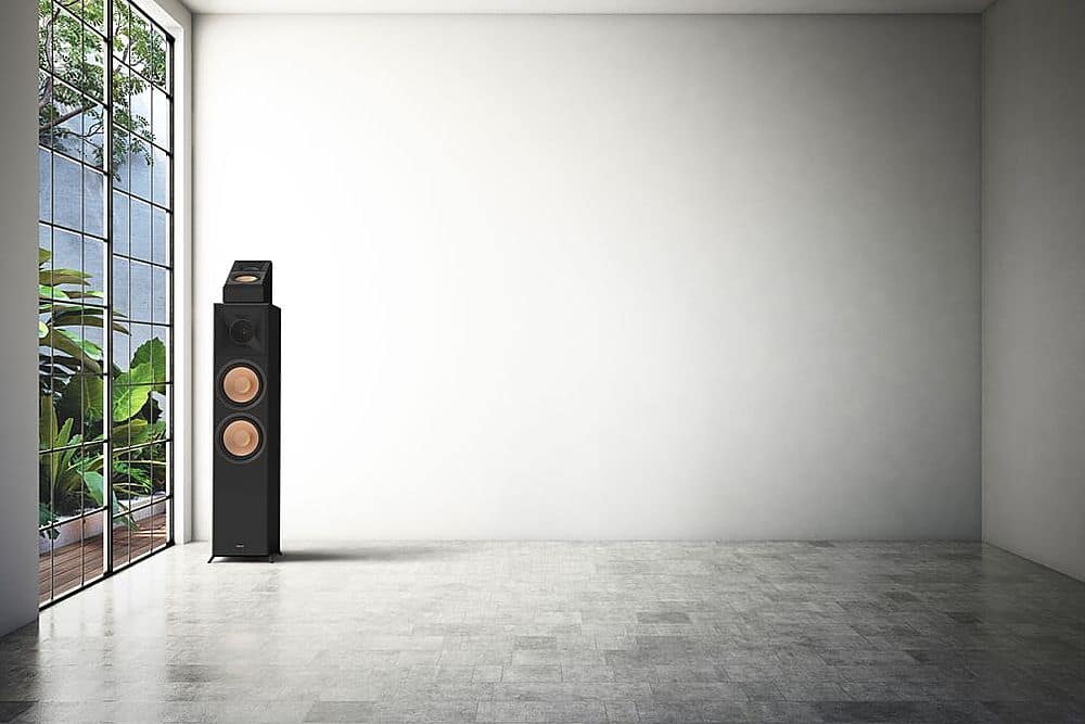 Alt View 15. Klipsch - Reference Premiere Dual 5.25" 300-Watt Passive 2-Way Surround Sound Speaker (Pair) - Ebony.