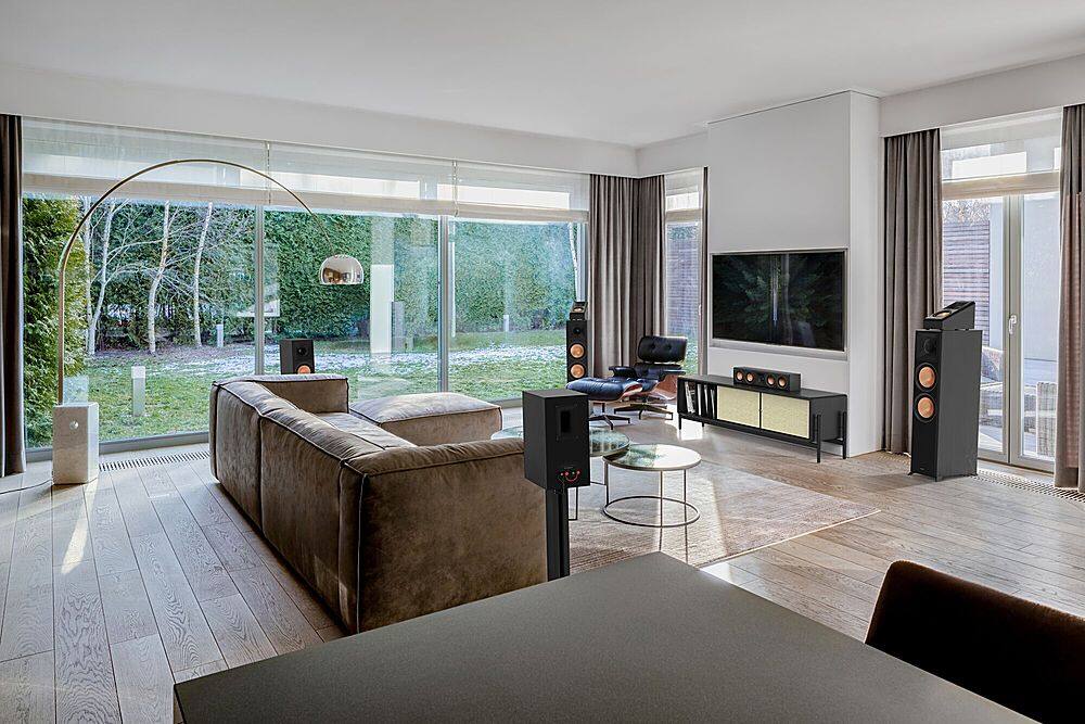 Alt View 16. Klipsch - Reference Premiere Dual 5.25" 300-Watt Passive 2-Way Surround Sound  Speaker (Pair) - Ebony.