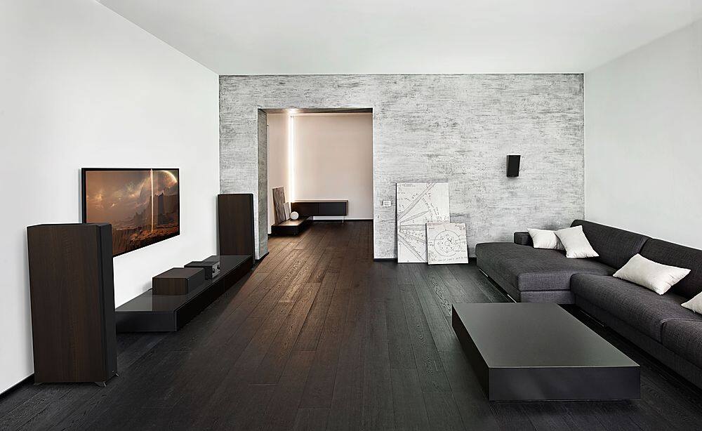 Alt View 14. Klipsch - Reference Premiere Dual 5.25" 300-Watt Passive 2-Way Surround Sound  Speaker (Pair) - Walnut.