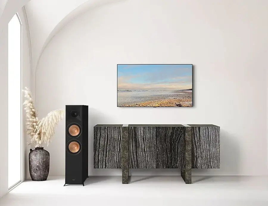 Alt View 13. Klipsch - Reference Premiere Dual 8" 600-Watt Dolby Atmos Passive 2-Way Floor Speaker (Each) - walnut.