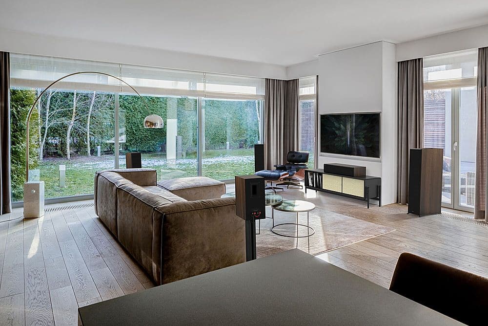 Alt View 15. Klipsch - Reference Premiere Dual 8" 600-Watt Dolby Atmos Passive 2-Way Floor Speaker (Each) - walnut.