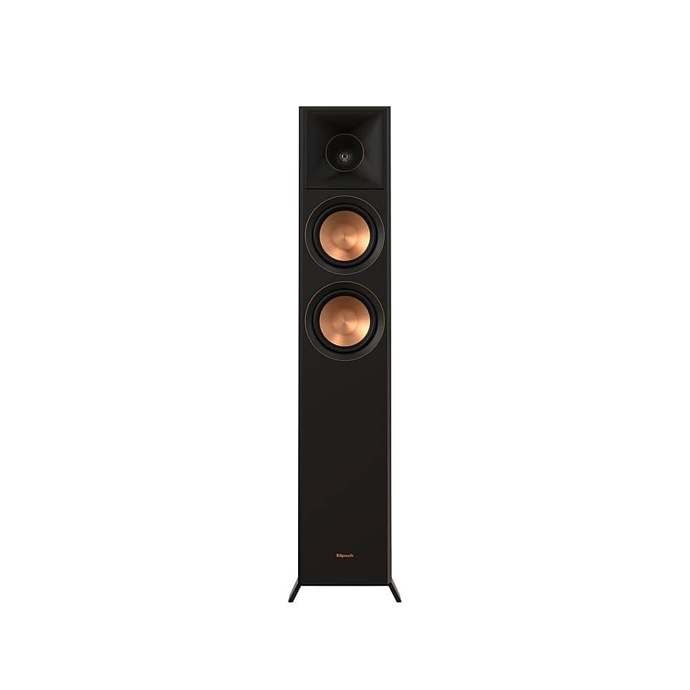 Front. Klipsch - Reference Premiere Dual 5.25" 400-Watt Passive 2-Way Floor Speaker - Ebony.