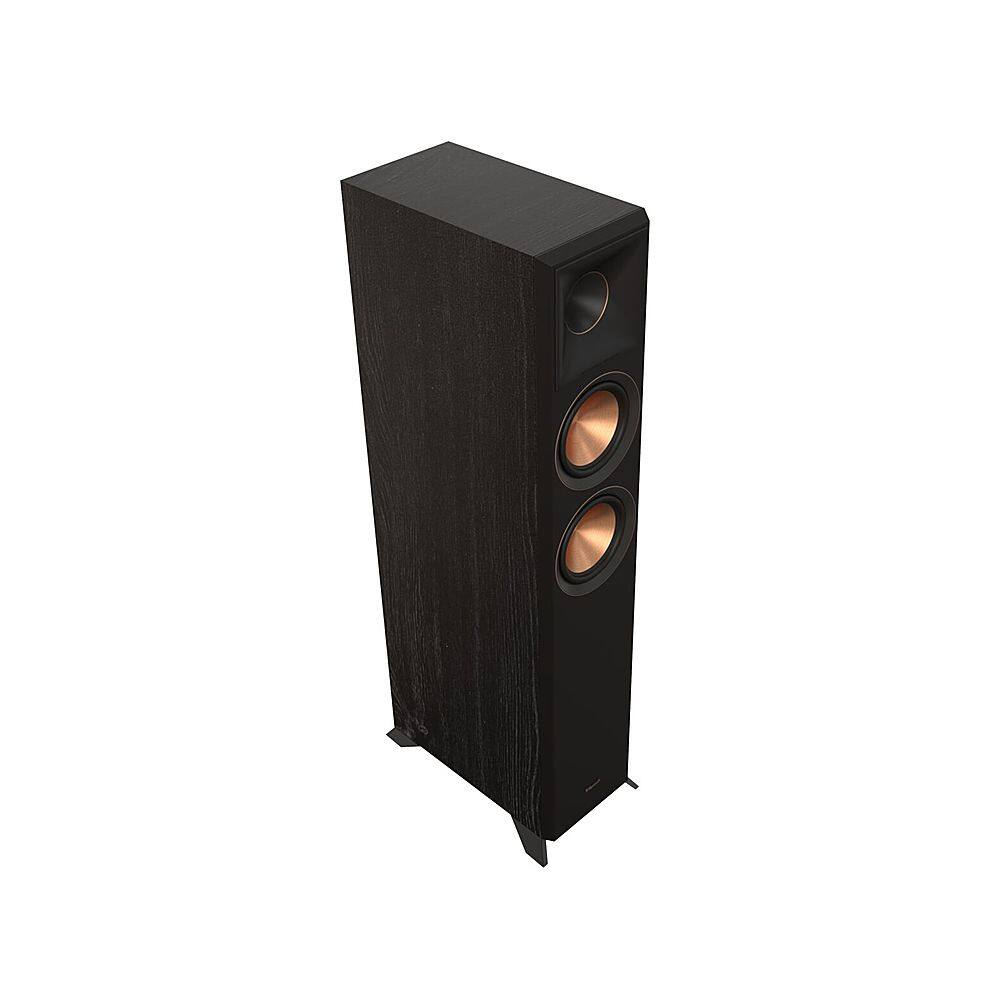 Angle. Klipsch - Reference Premiere Dual 5.25" 400-Watt Passive 2-Way Floor Speaker - Ebony.