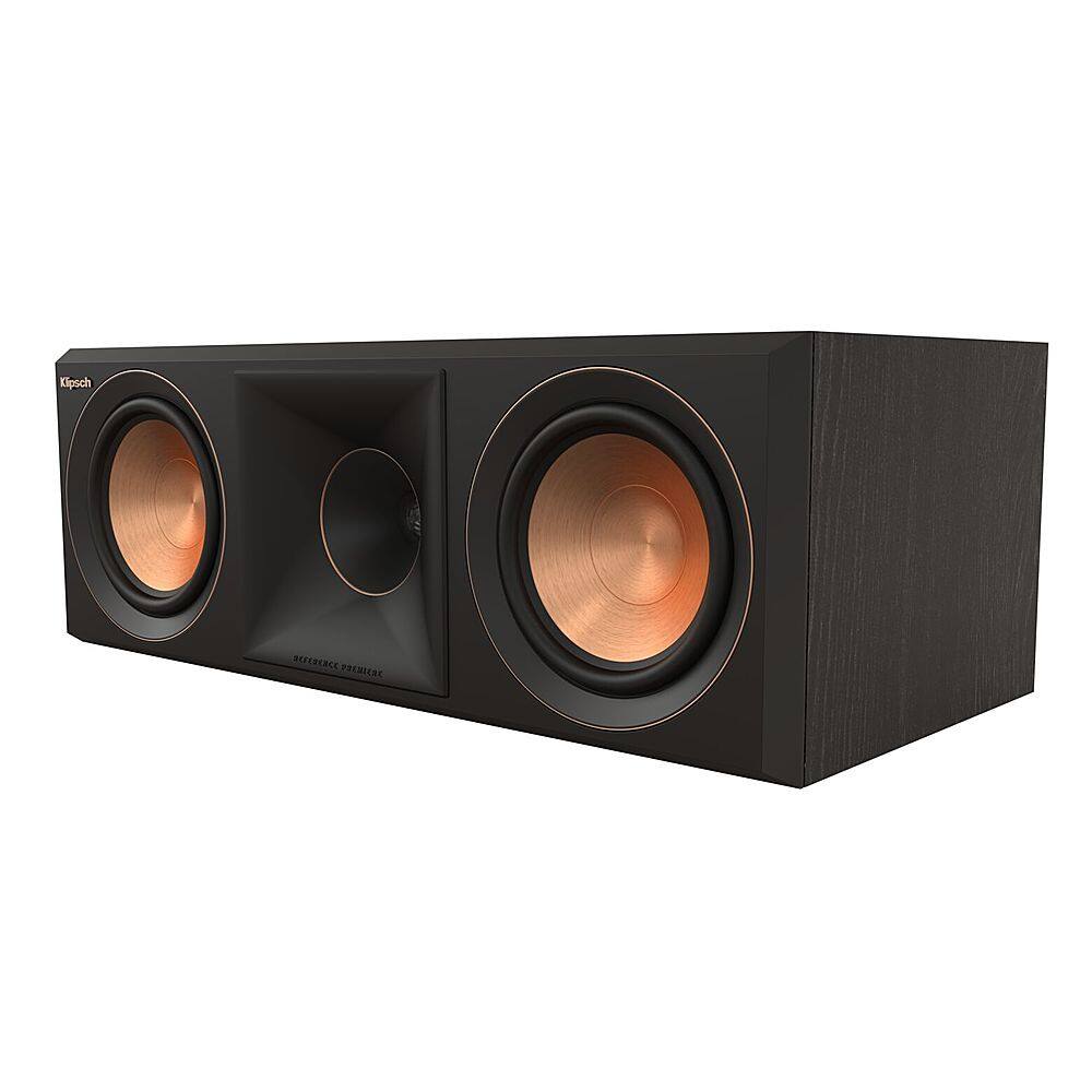 Klipsch - Reference Premiere Series Dual 5.25" 400-Watt Passive 2-Way Center-Channel Speaker - Ebony
