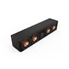 Front. Klipsch - Reference Premiere Series Quad 4" 500-Watt Passive 2-Way Center-Channel Speaker - Ebony.