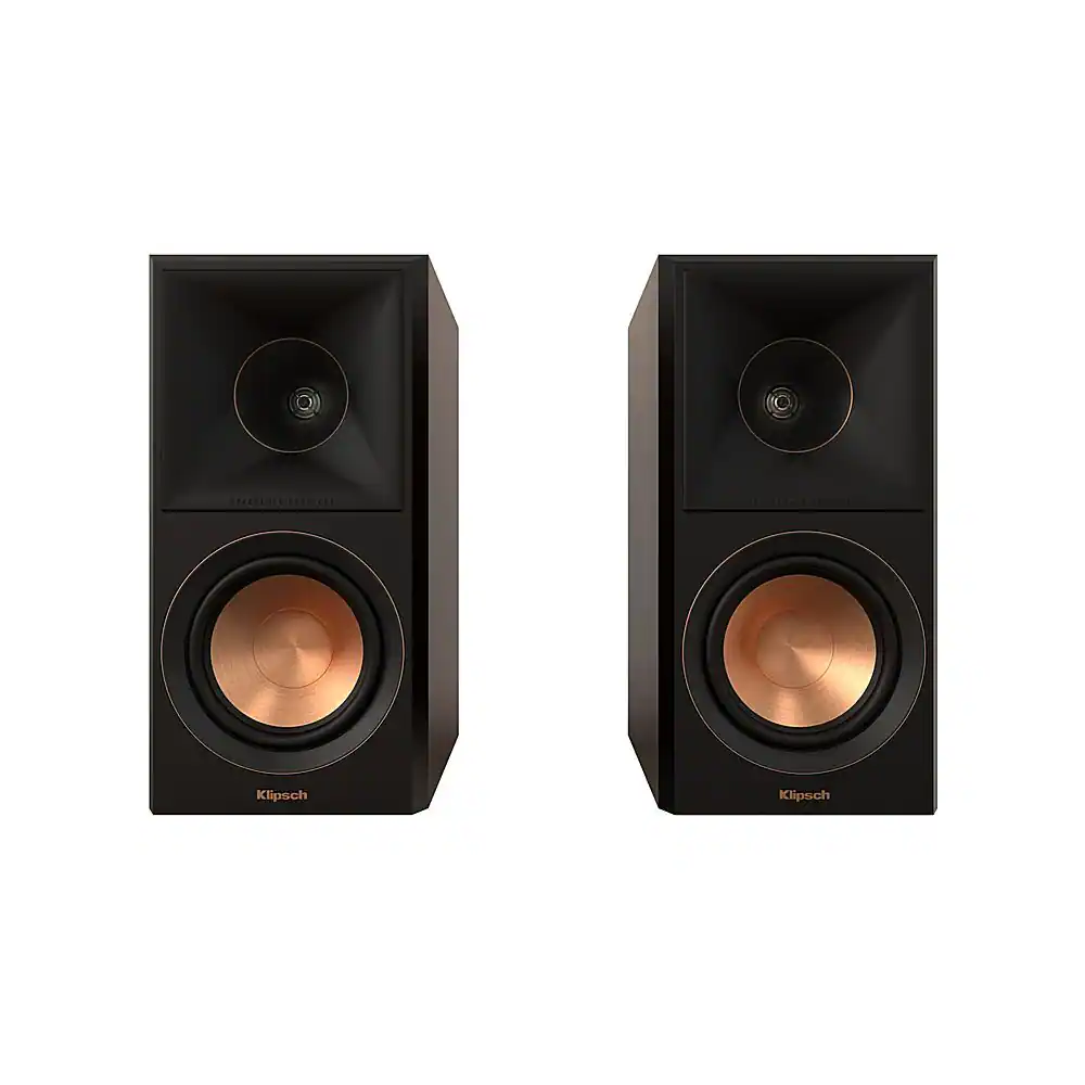 Front. Klipsch - Reference Premiere Dual 5.25" 300-Watt Passive 2-Way Bookshelf Speaker (Pair) - Walnut.