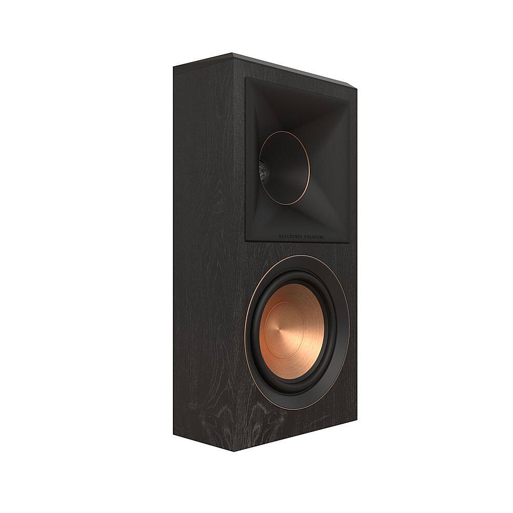 Angle. Klipsch - Reference Premiere Dual 5.25" 400-Watt Passive 2-Way Surround Sound Speaker (Pair) - Ebony.