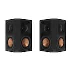 Front. Klipsch - Reference Premiere Dual 5.25" 400-Watt Passive 2-Way Surround Sound Speaker (Pair) - Ebony.
