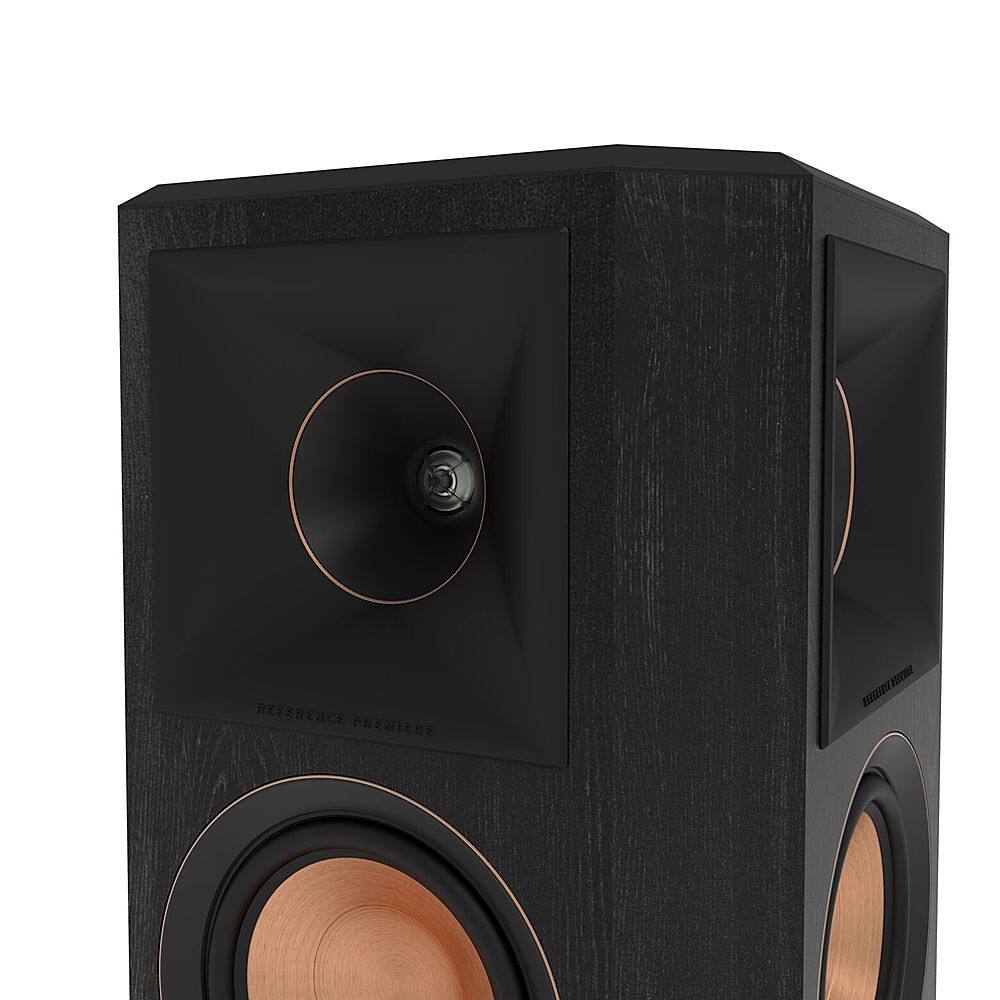 Alt View 11. Klipsch - Reference Premiere Dual 5.25" 400-Watt Passive 2-Way Surround Sound  Speaker (Pair) - Ebony.