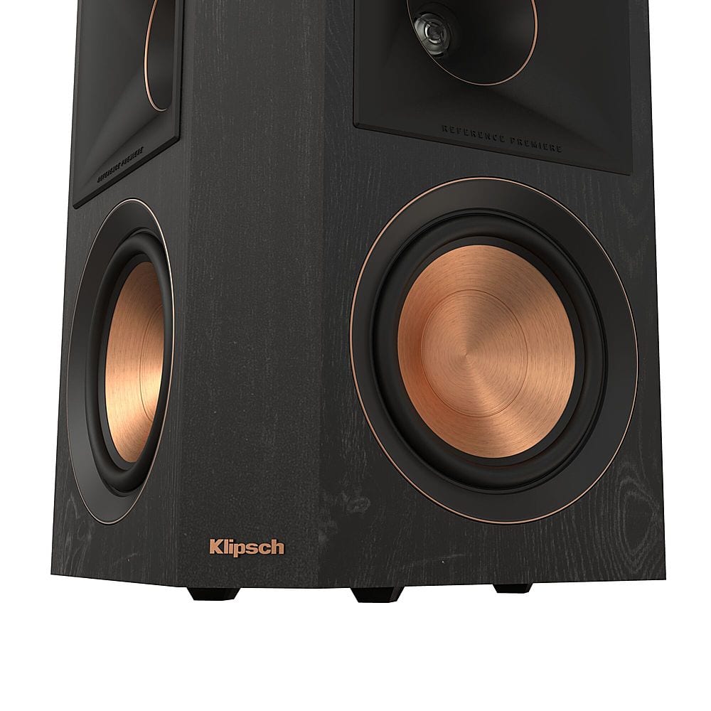 Alt View 12. Klipsch - Reference Premiere Dual 5.25" 400-Watt Passive 2-Way Surround Sound Speaker (Pair) - Ebony.