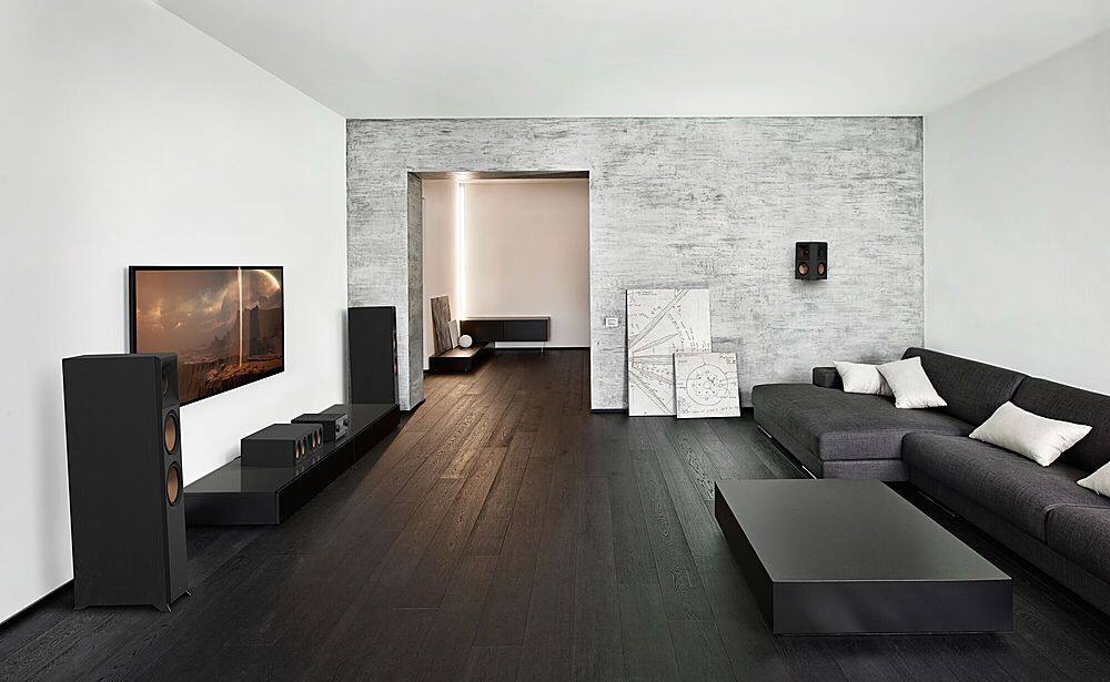 Alt View 15. Klipsch - Reference Premiere Dual 5.25" 400-Watt Passive 2-Way Surround Sound  Speaker (Pair) - Ebony.