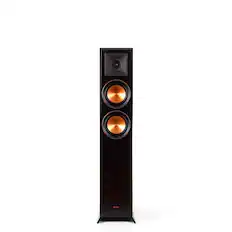 Front. Klipsch - Reference Premiere Dual 5.25" 400-Watt Passive 2-Way Floor Speaker (Each) - Walnut.