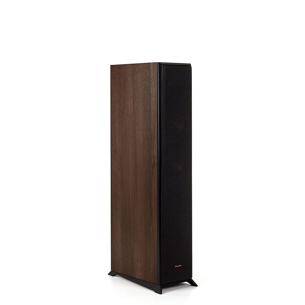 Left. Klipsch - Reference Premiere Dual 5.25" 400-Watt Passive 2-Way Floor Speaker (Each) - Walnut.