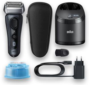 Braun Series 8 Rechargeable Wet/Dry Electric Shaver 8457cc with Braun Series 8 Rechargeable Wet/Dry Electric Shaver 8457cc with