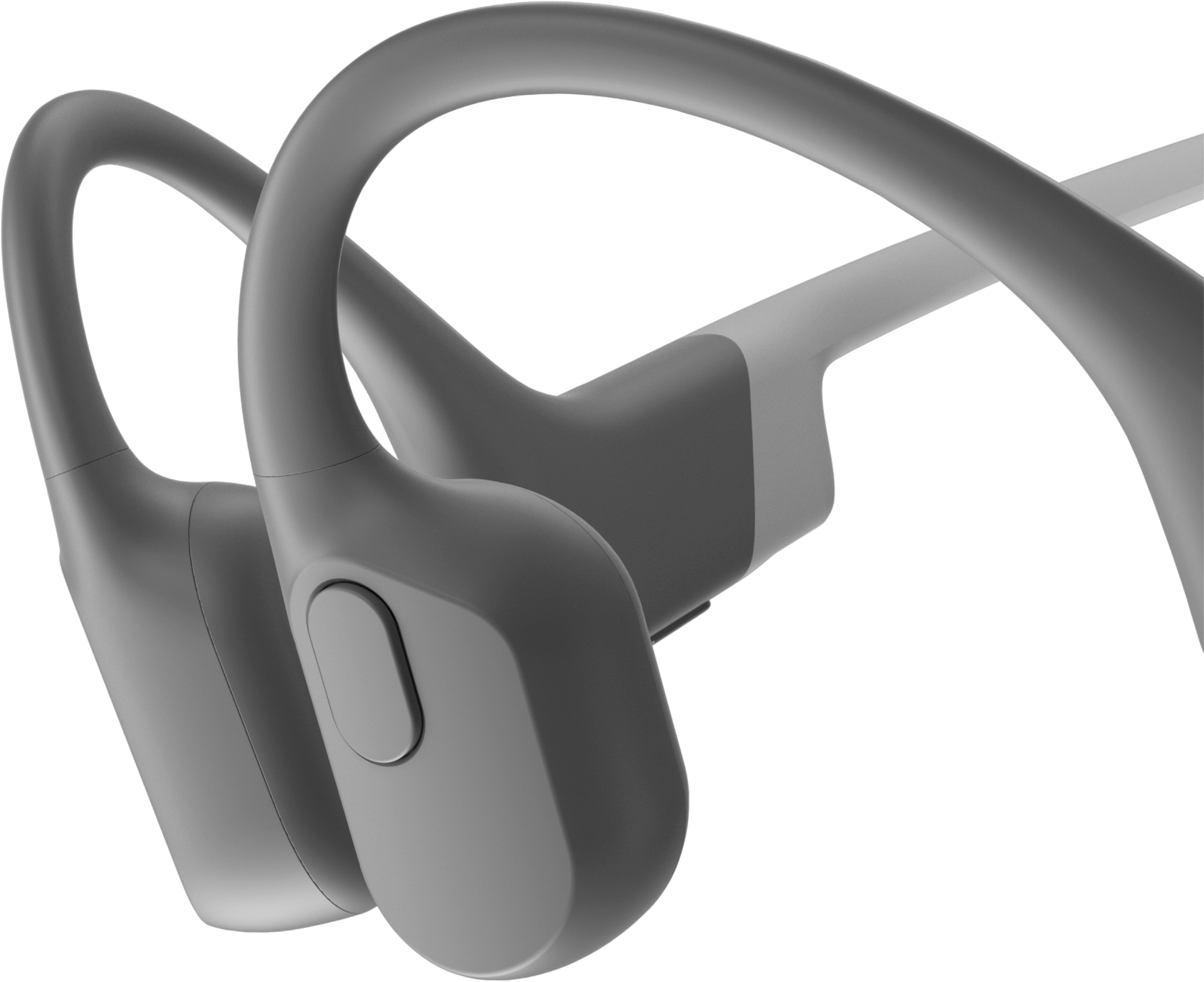 Shokz OpenRun Bone Conduction Open-Ear Endurance Headphones Gray 