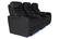 Alt View 13. RowOne - Cortes Straight Row Leather Power Recline Home Theater Seating 3-Chair - Black.