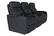 Left. RowOne - Cortes Straight Row Leather Power Recline Home Theater Seating 3-Chair - Black.