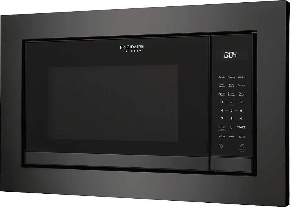 Angle View: Frigidaire Gallery 2.2 Cu. Ft. Built-In Microwave - Black