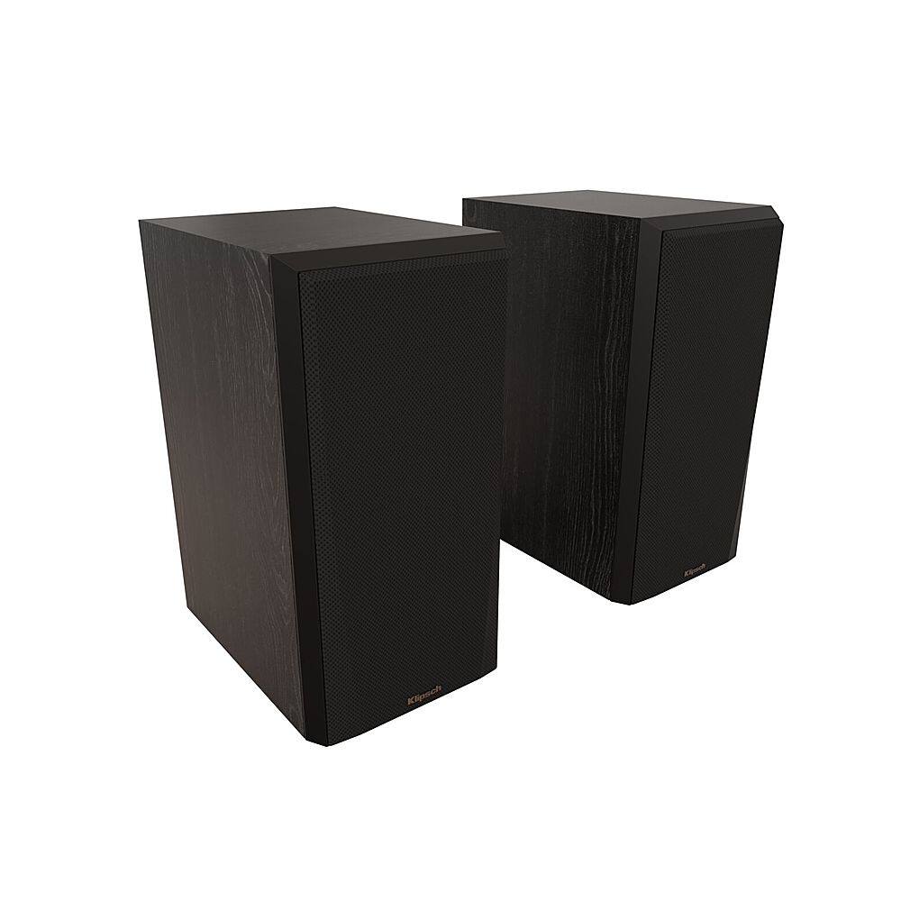 Left. Klipsch - Reference Premiere Dual 5.25" 300-Watt Passive 2-Way Bookshelf Speaker (Pair) - Ebony.