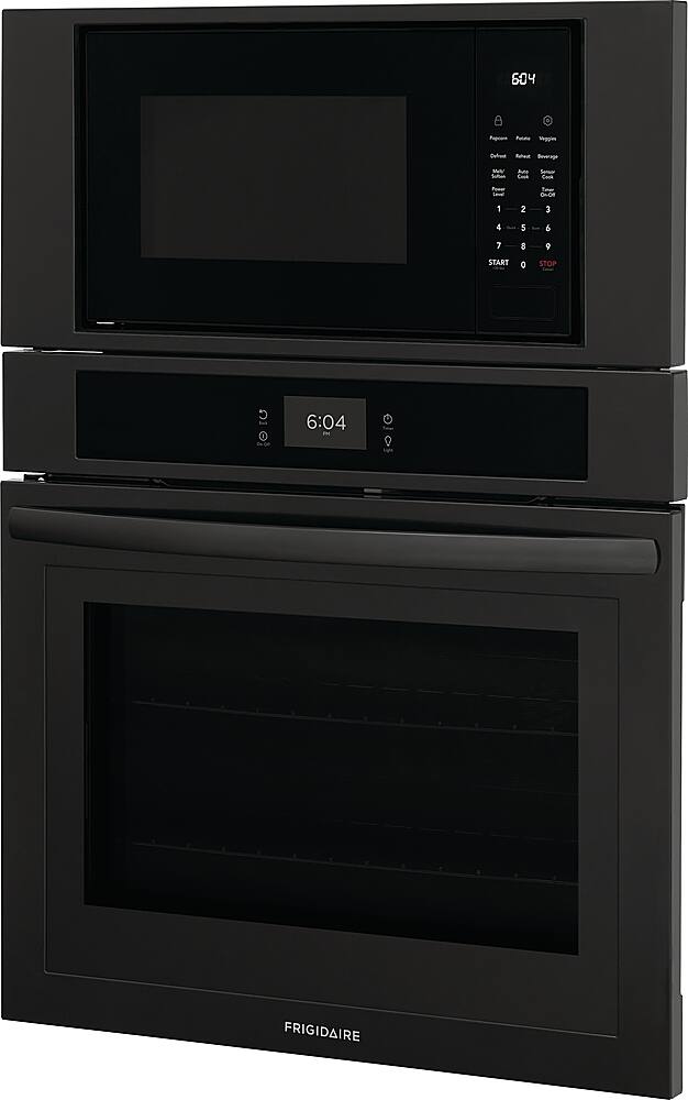 Angle. Frigidaire - 30" Electric Microwave Combination Oven with Fan Convection - Black.