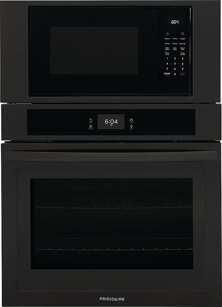 Frigidaire - 30" Electric Microwave Combination Oven with Fan Convection - Black