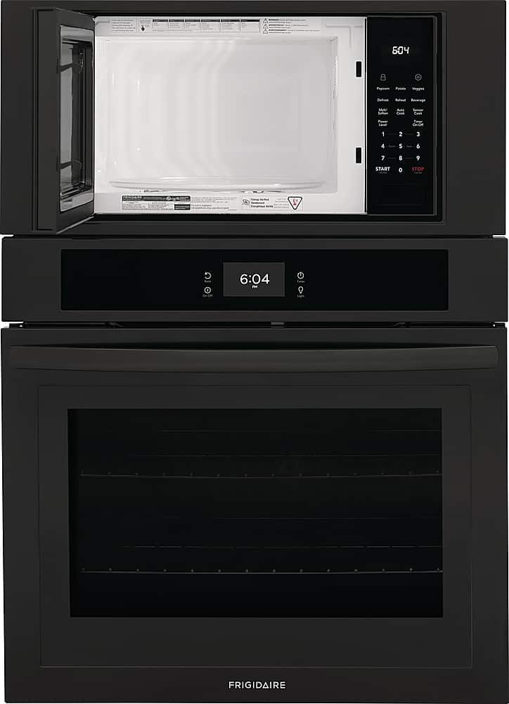 Alt View 2. Frigidaire - 30" Electric Microwave Combination Oven with Fan Convection - Black.