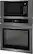 Angle. Frigidaire - 30" Electric Microwave Combination Oven with Fan Convection - Black Stainless Steel.