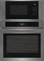 Frigidaire - 30" Electric Microwave Combination Oven with Fan Convection - Black Stainless Steel - Front_Zoom