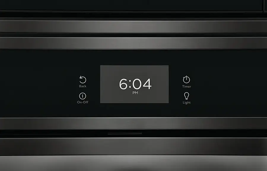 Alt View 14. Frigidaire - 30" Electric Microwave Combination Oven with Fan Convection - Black Stainless Steel.