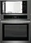 Alt View 1. Frigidaire - 30" Electric Microwave Combination Oven with Fan Convection - Black Stainless Steel.