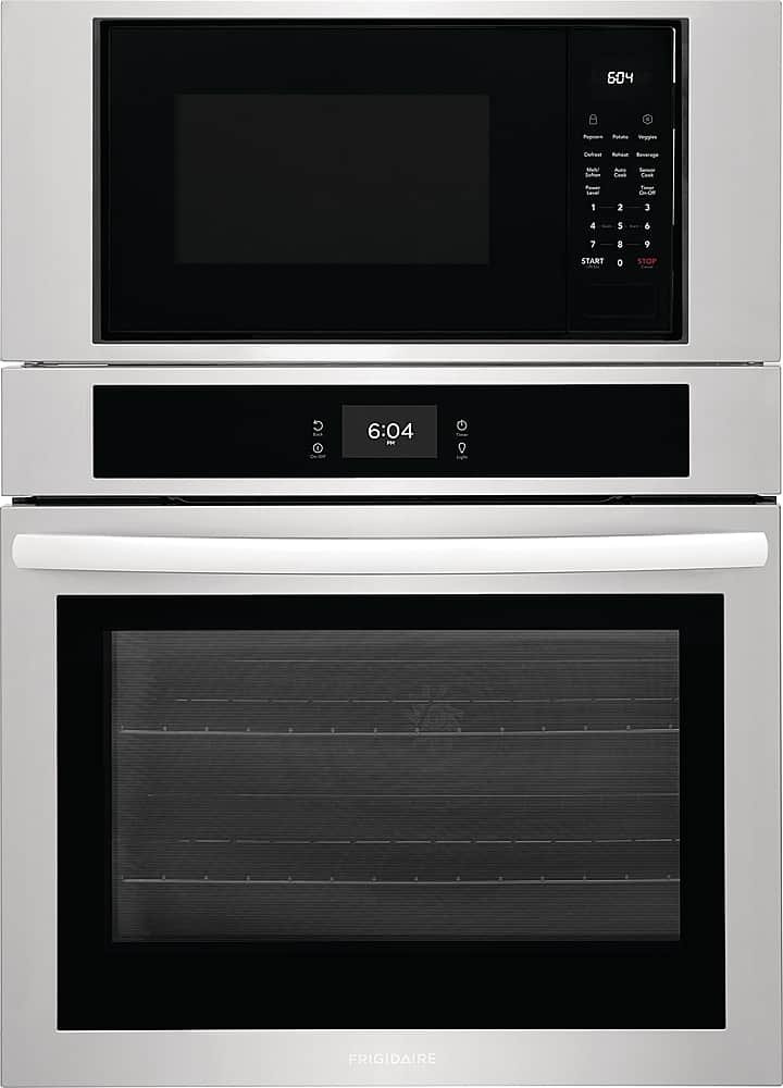 Alt View 12. Frigidaire - 30" Electric Microwave Combination Oven with Fan Convection - Stainless Steel.
